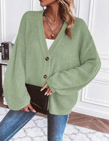 Cardigan SHEIN, verde