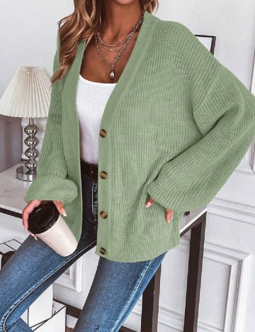 Cardigan SHEIN, verde