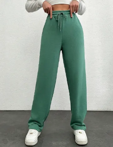 Pantaloni SHEIN, verde Verde