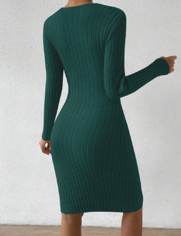 Rochie scurta SHEIN, verde