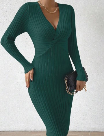 Rochie scurta SHEIN, verde