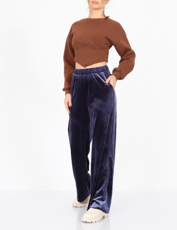 Pantaloni SHEIN, albastru