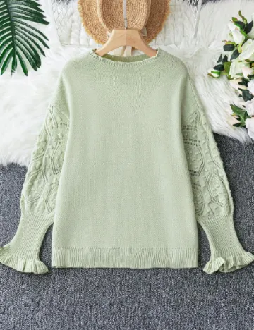 Bluza SHEIN CURVE, verde Verde