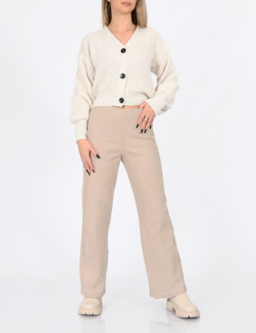 Pantaloni SHEIN, crem