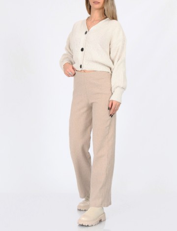 Pantaloni SHEIN, crem