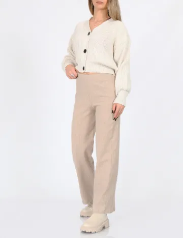 Pantaloni SHEIN, crem Crem