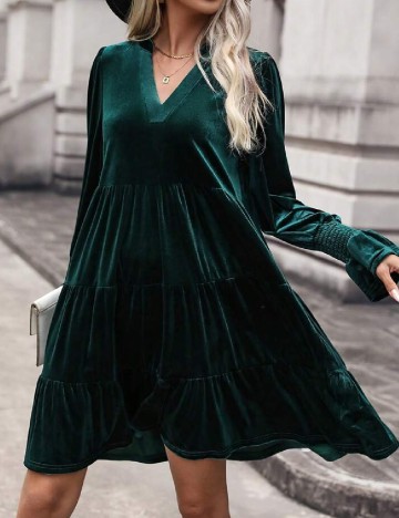 Rochie scurta SHEIN, verde