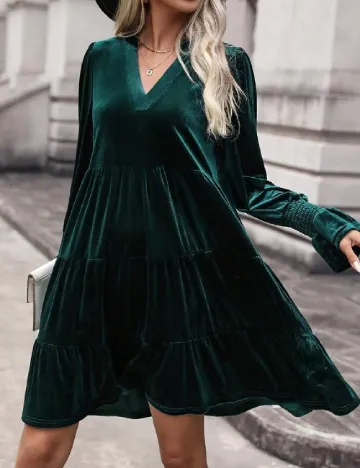 Rochie scurta SHEIN, verde Verde