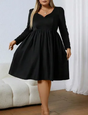 Rochie scurta SHEIN CURVE, negru Negru