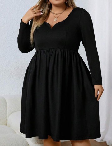 Rochie scurta SHEIN CURVE, negru