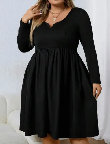 Rochie scurta SHEIN CURVE, negru Negru