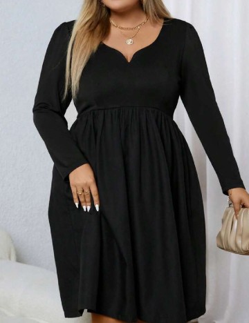 Rochie scurta SHEIN CURVE, negru