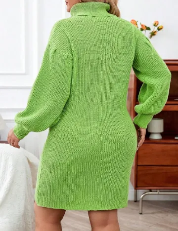 Rochie scurta SHEIN CURVE, verde Verde