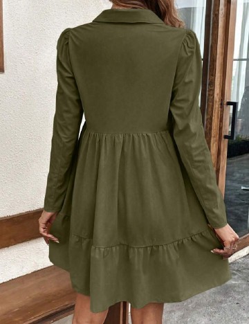 Rochie scurta SHEIN, verde