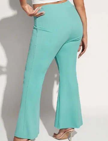 Pantaloni SHEIN CURVE, turcoaz Verde