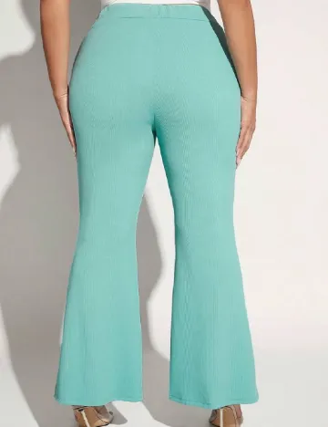 Pantaloni SHEIN CURVE, turcoaz Verde