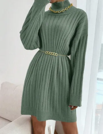 Rochie scurta SHEIN, verde Verde