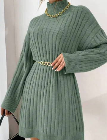 Rochie scurta SHEIN, verde Verde