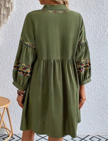 Rochie scurta SHEIN, verde