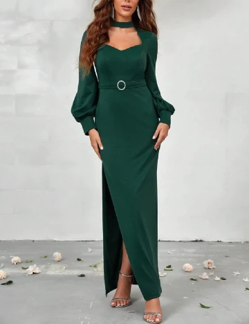 Rochie lunga SHEIN, verde