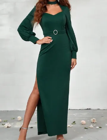 Rochie lunga SHEIN, verde