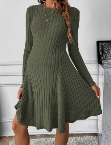 Rochie scurta SHEIN Maternity, verde