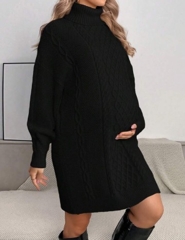 Rochie scurta SHEIN Maternity, negru