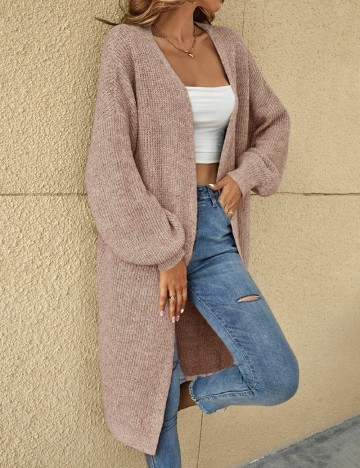 Cardigan Emery Rose, roz pudra