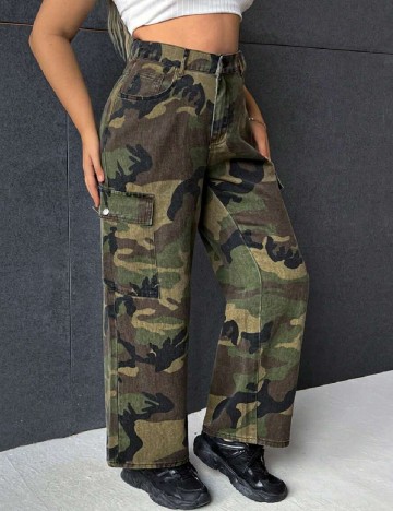 Blugi SHEIN CURVE, army