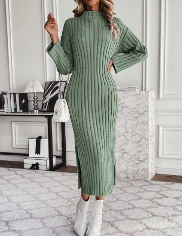 Rochie medie SHEIN, verde