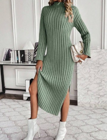 Rochie medie SHEIN, verde