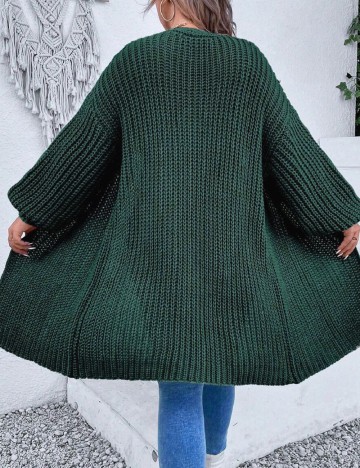 Cardigan SHEIN CURVE, verde