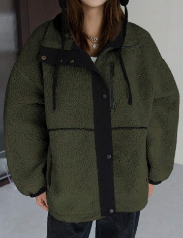 Jacheta Oversize Dazy, verde