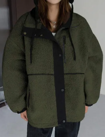 Jacheta Oversize Dazy, verde Verde