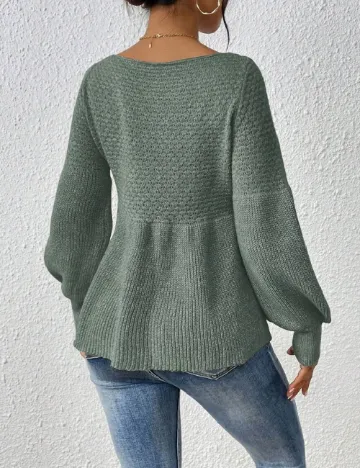 Pulover SHEIN, verde Verde