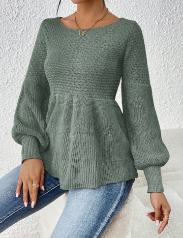 Pulover SHEIN, verde