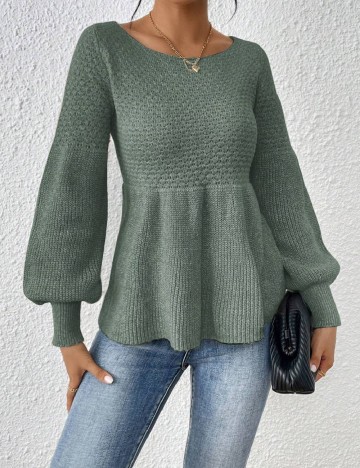 Pulover SHEIN, verde