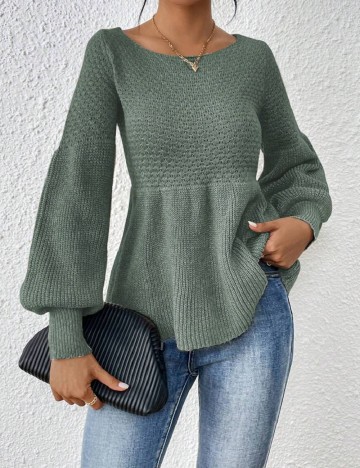 Pulover SHEIN, verde