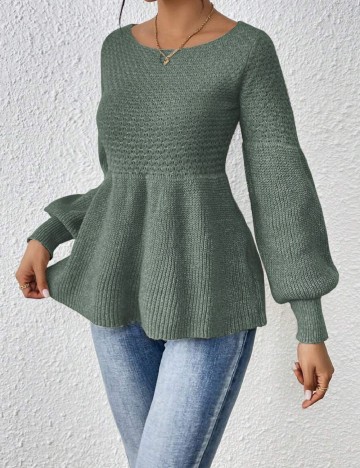 Pulover SHEIN, verde