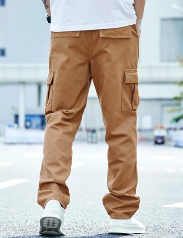 Pantaloni SHEIN, maro deschis