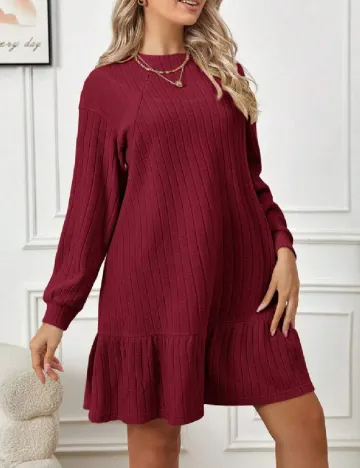 Rochie scurta SHEIN Maternity, rosu Rosu