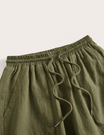 Pantaloni SHEIN CURVE, verde