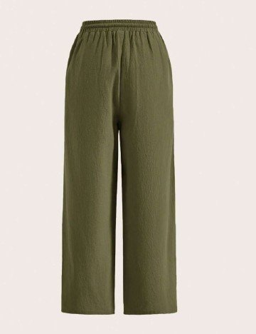 Pantaloni SHEIN CURVE, verde