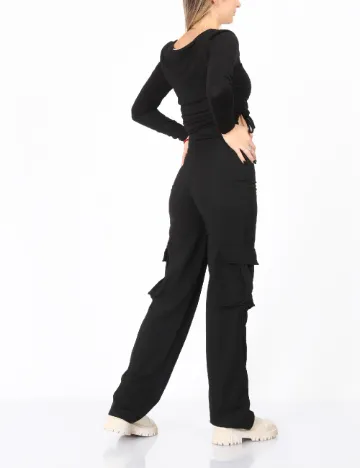 Pantaloni SHEIN, negru Negru