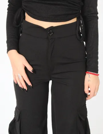 Pantaloni SHEIN, negru Negru