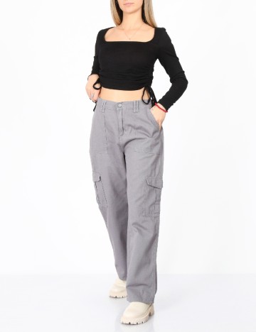 Pantaloni SHEIN, gri