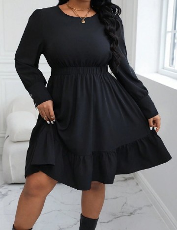 Rochie scurta SHEIN CURVE, negru