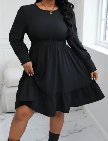 Rochie scurta SHEIN CURVE, negru Negru