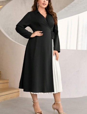 Rochie medie SHEIN CURVE, negru