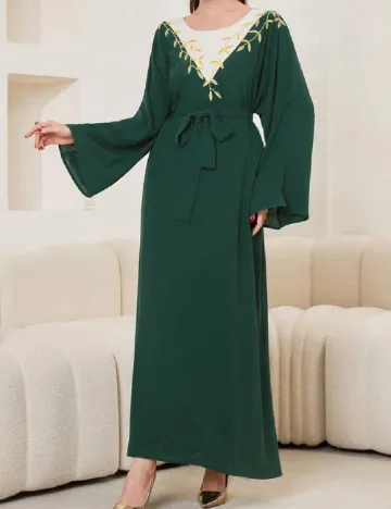 Rochie lunga SHEIN, verde Verde